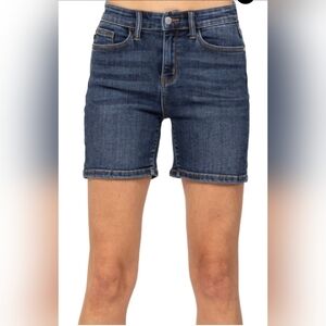 Judy Blue Dark Wash Jean Shorts Like New